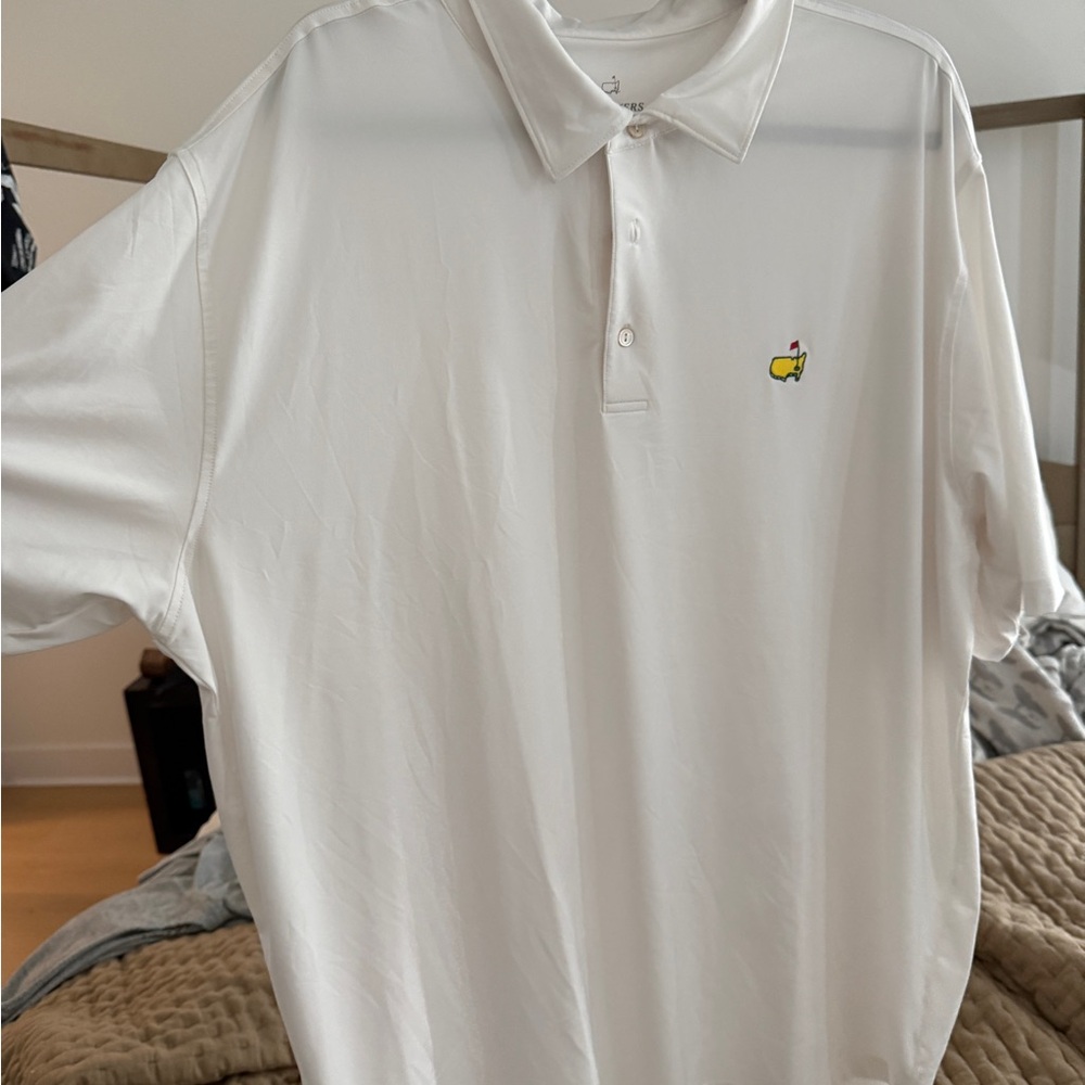 Masters White Polo Shirt Classic Design
